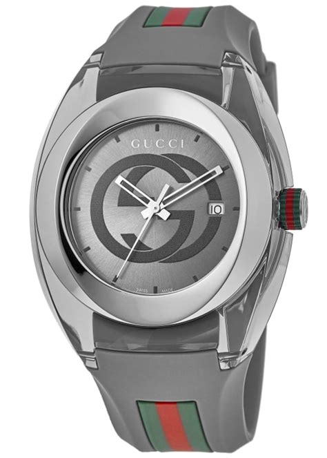 gucci sync ya137109 grey rubber strap men's watch|Gucci SYNC XXL Gray Rubber Gray Dial Watch .